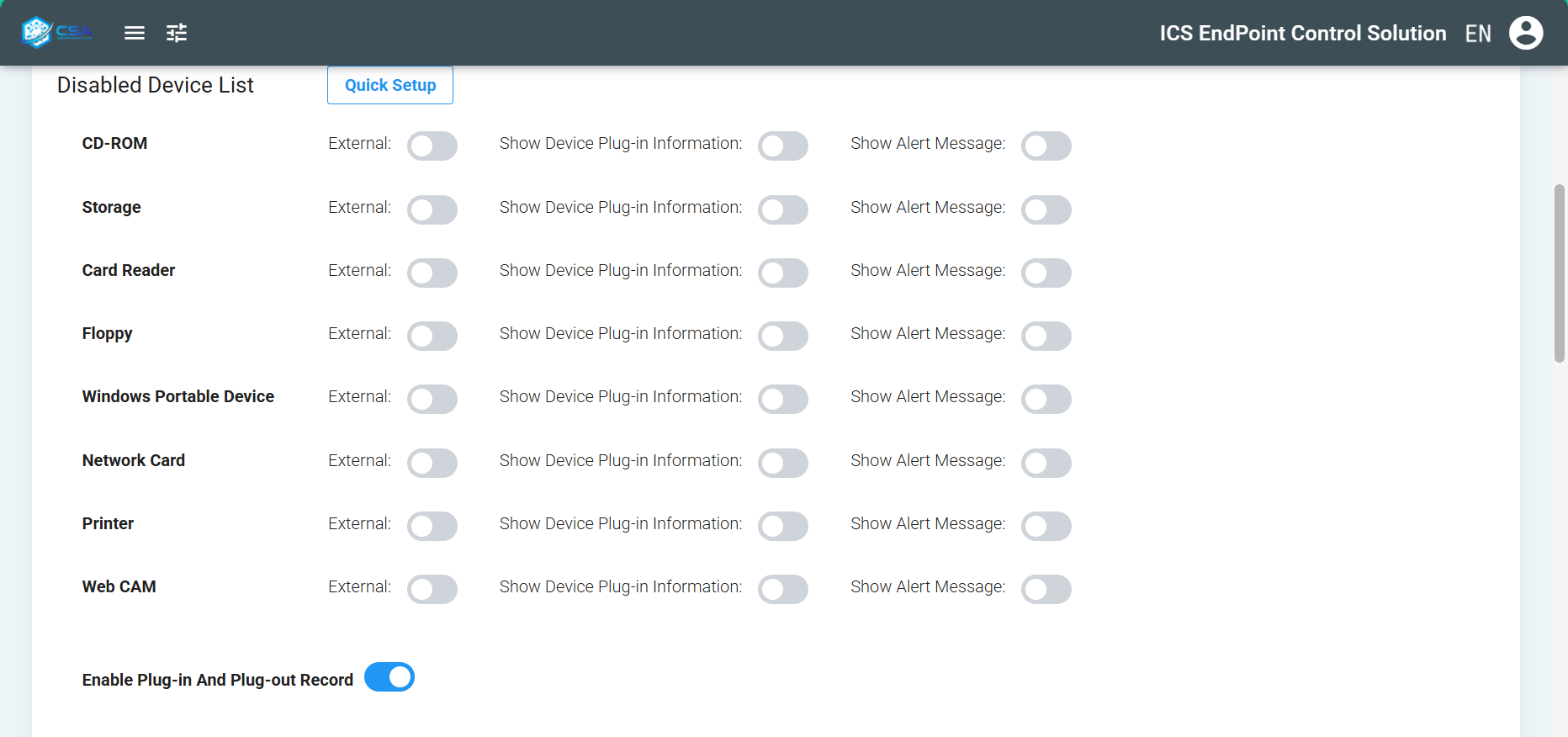 Kiểm soát USB Whitelist